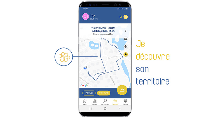 Application pour découvrir le territoire de votre chat